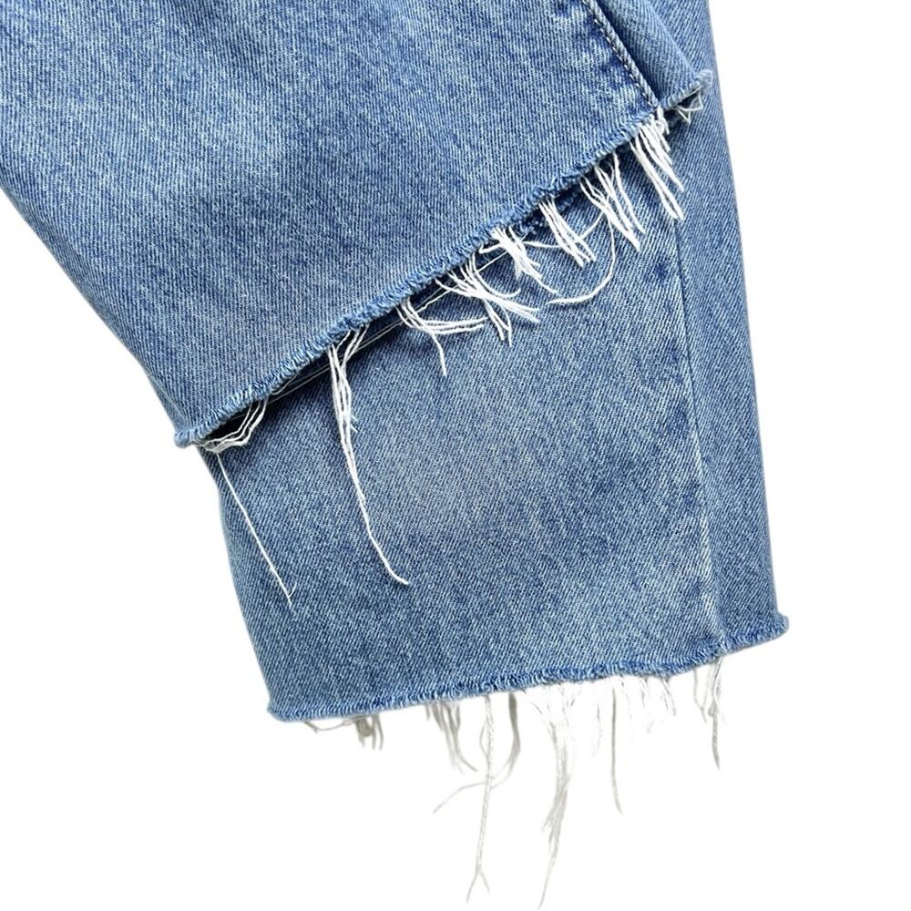 Levi’s 94 Baggy Straight Leg Jeans 27 Distressed Raw Hem - Picture 5 of 6